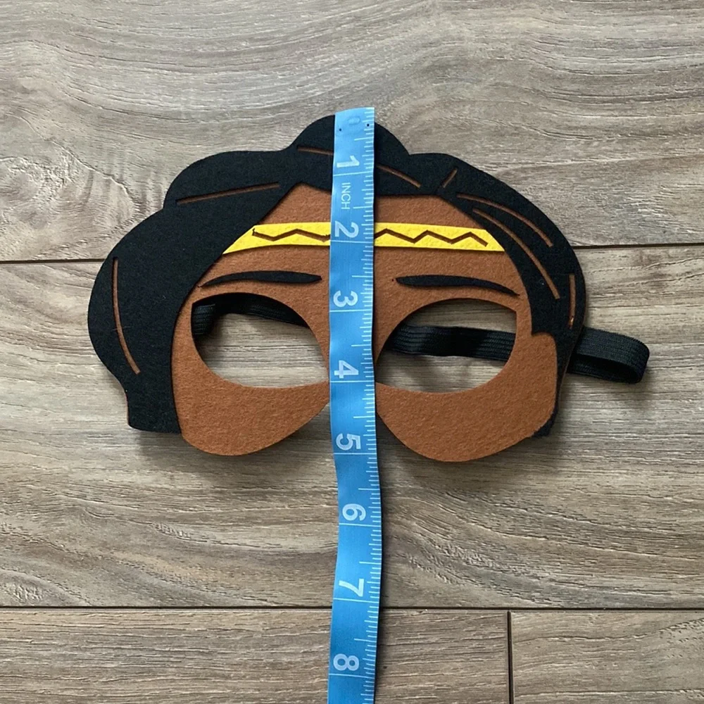 COPY - Disney’s Jasmine & Pocahontas Fun Felt Face Mask with Elastic Straps Bra…